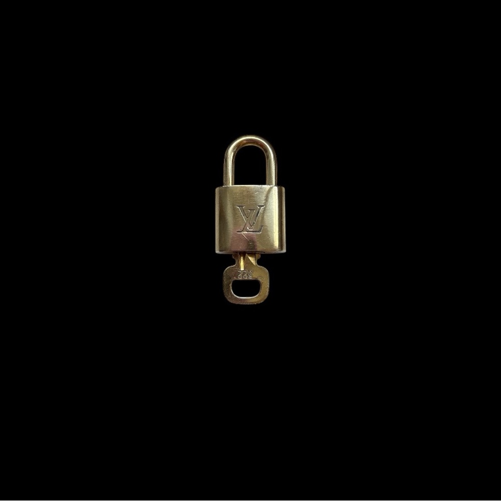 Louis Vuitton Brass Padlock and Key